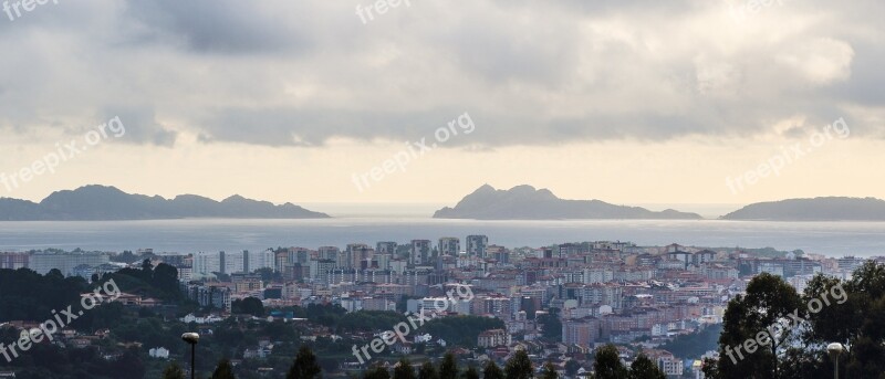 Vigo Cíes Islands Atlantic Ocean Ria De Vigo Pontevedra