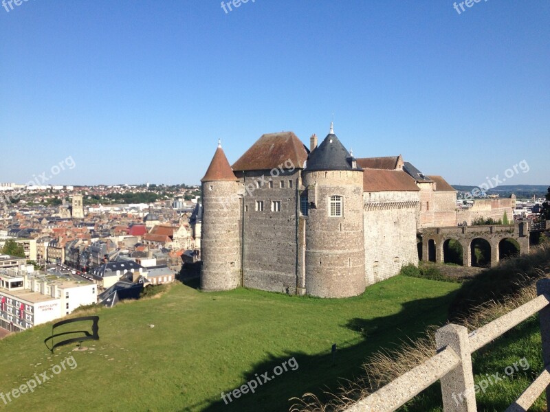 Castle Dieppe Sky Free Photos