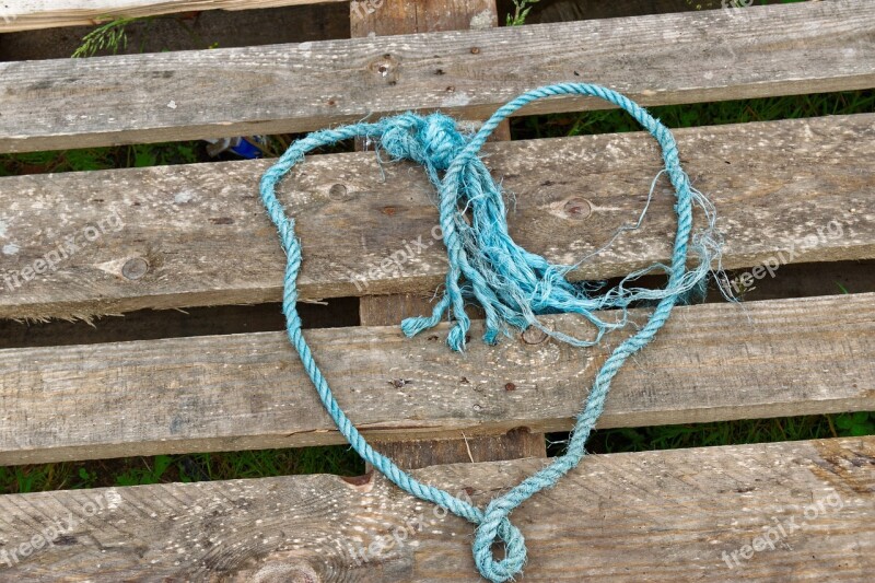 Pallet Wood Pallet Love Heart Heart Rope