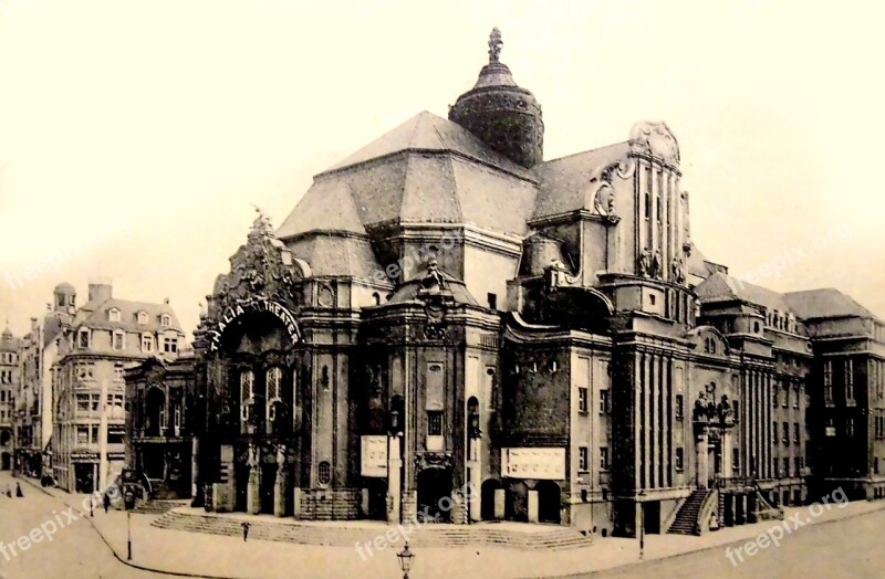 Postcard Thalia Theater 1912 Old