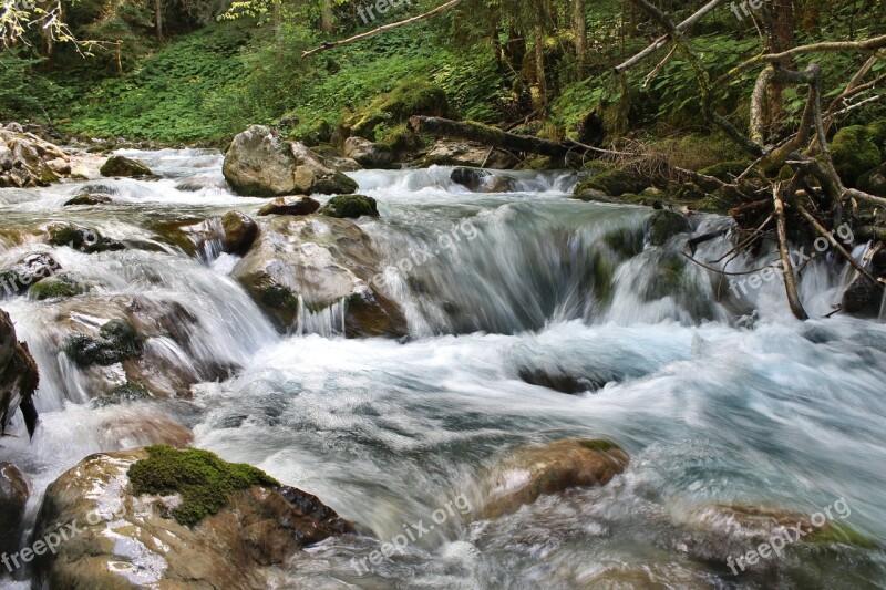 Bach Water Stones Wave Flow