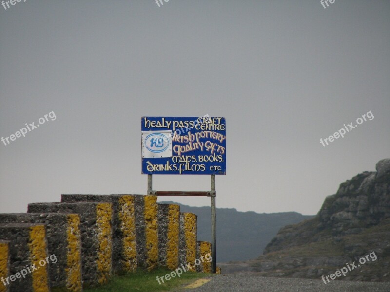 Ireland Road Sign Hill Free Photos