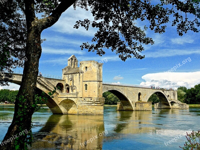 Bridge Avignon Pont De Avignon Free Photos