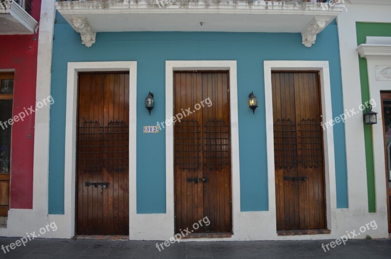 San Juan Puerto Rico Doors Free Photos