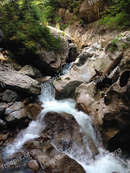 Gorge Water Clammy Landscape Free Photos