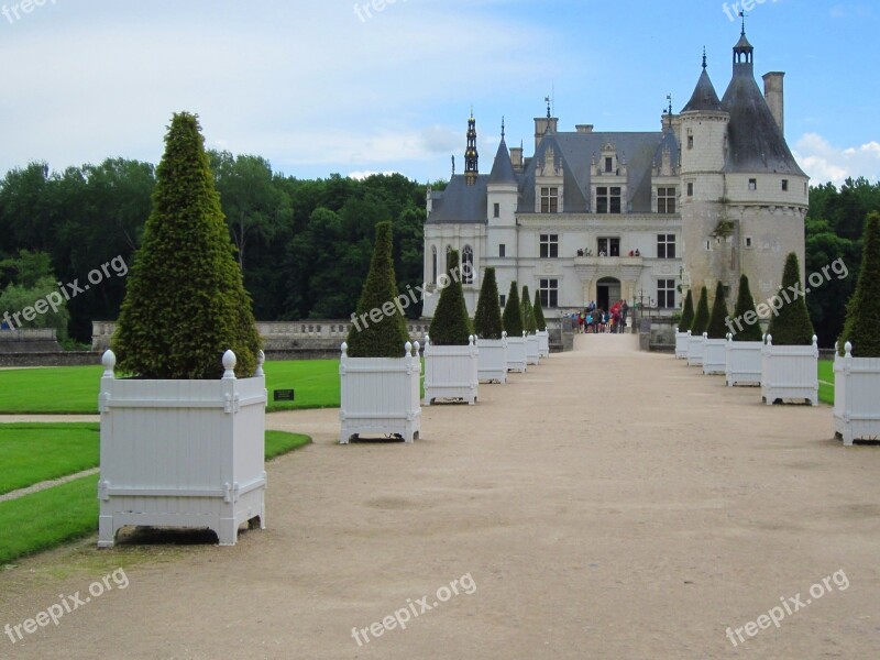 Chenonceau Loire Chateau France Architecture