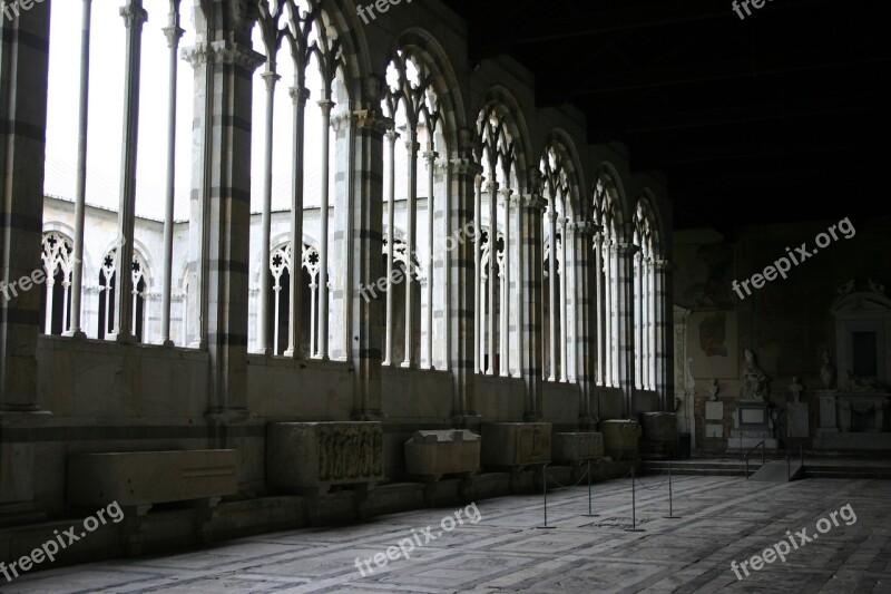 Pisa Florence Cloister Free Photos