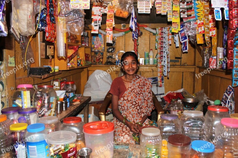 India Vendor Shop Market Street