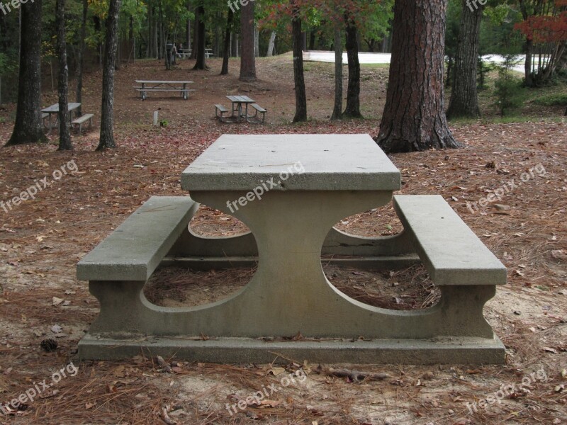 Picnic Table State Park Park Picnic Nature