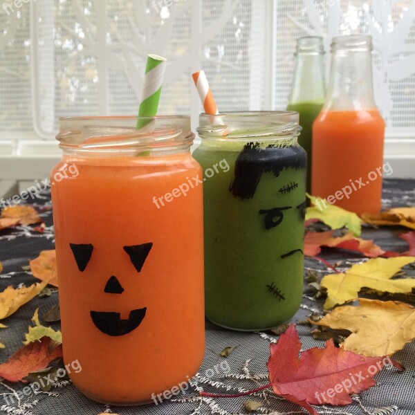 Halloween Juice Organic Carrot Juice Freshly Squeezed Juice