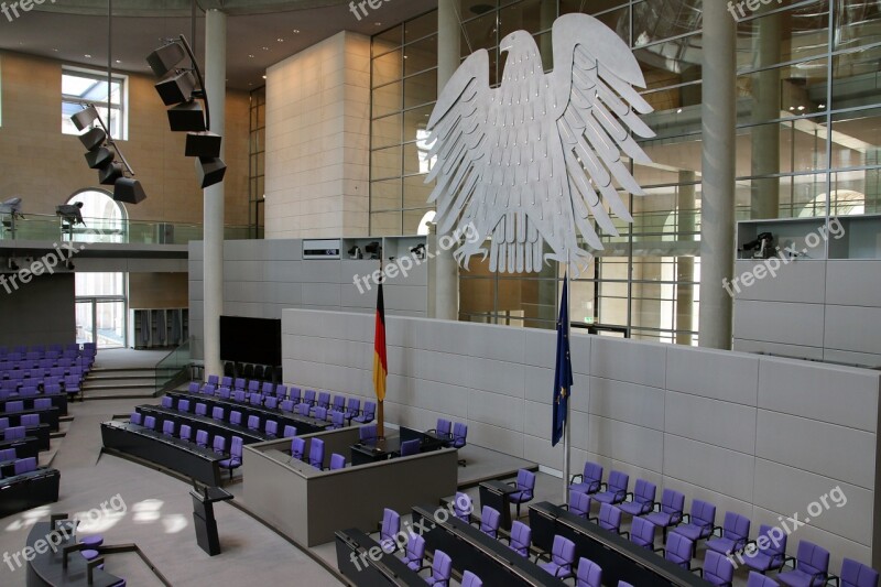 Bundestag Reichstag Berlin Hall Heraldic Animal