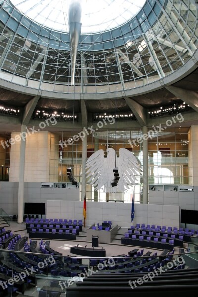 Bundestag Reichstag Berlin Hall Heraldic Animal