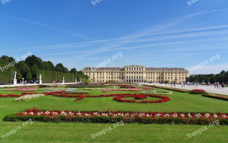 Castle Schönbrunn Vienna Austria Park