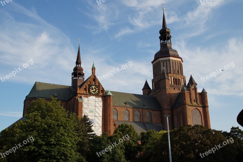 Church Germany Stralsund Christianity Building