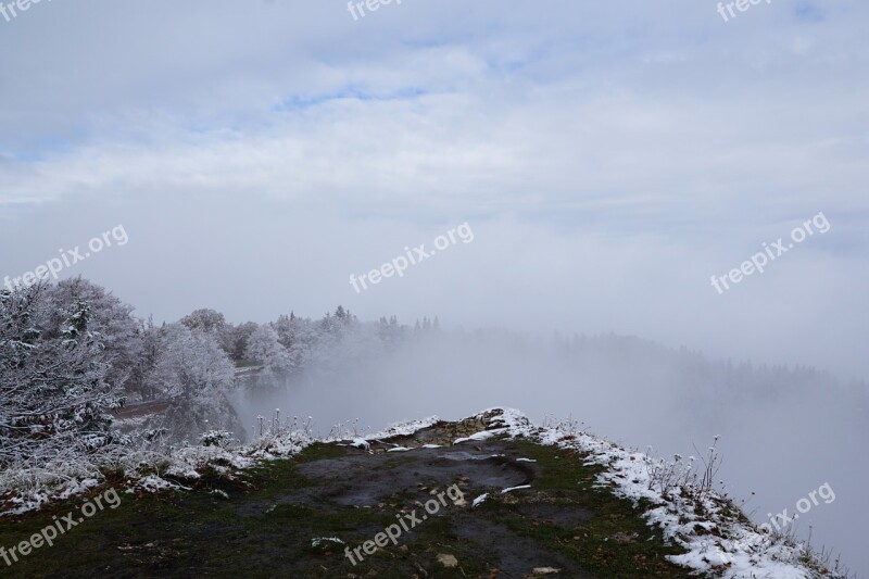 Creux Du Van Switzerland Noiraigue Swiss Jura Stone Wall