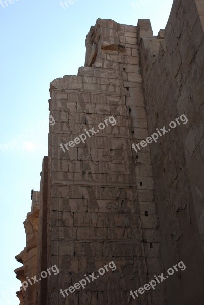 Egypt Ancient Archeology Luxor Karnak