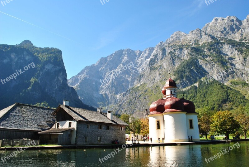 Schönau Königssee Bartholomä St Berchtesgaden Alpine