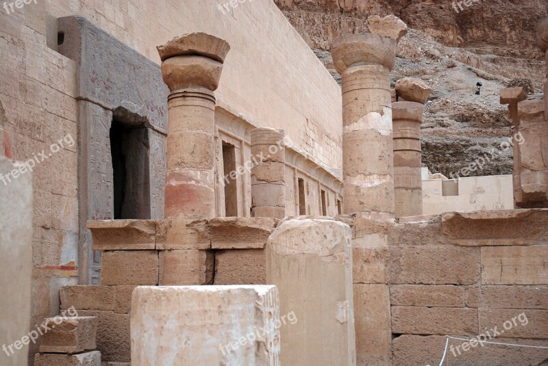 Egypt Ancient Archeology Luxor Temple Of Hatshepsut