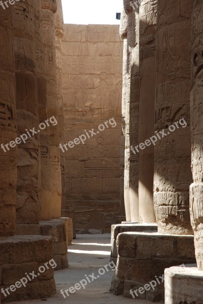 Egypt Ancient Archeology Luxor Karnak