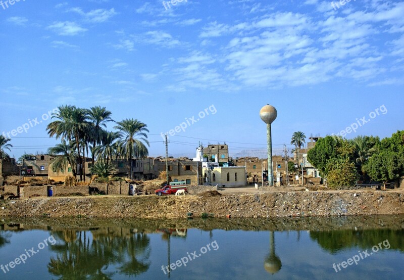 Egypt Summer Nature Water Green