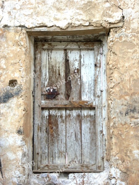 Door Old Field House Old Door