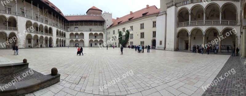 Kraków Poland Wawel Castle The Castle Courtyard