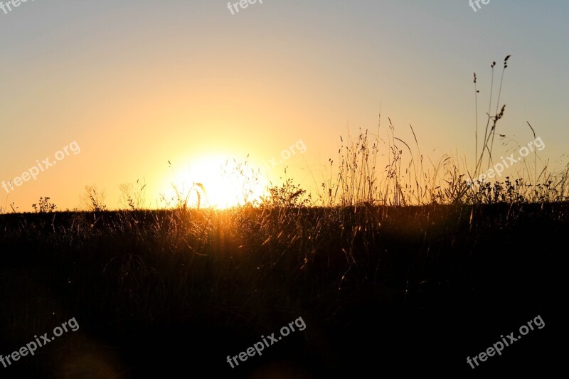 Sunset Nature Sky Landscape Colors