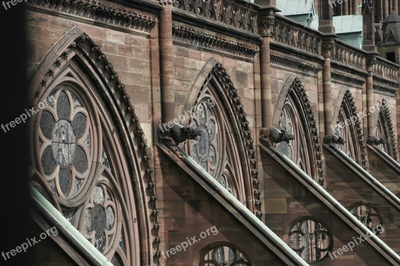 歐 Chau French Strasbourg Cathedral Construction