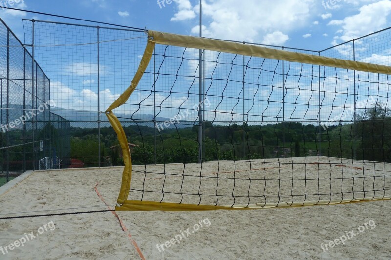 Volleyball Beach Volleyball Just Sand Vacation Sports