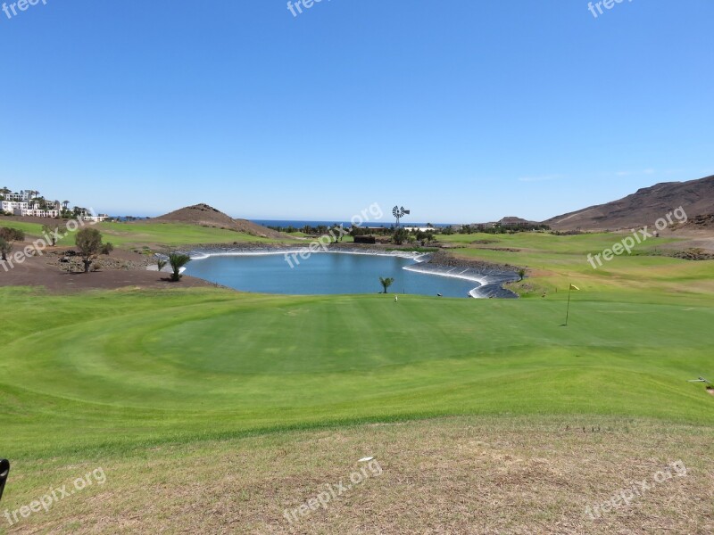 Golf Golf Course Fuerteventura Las Playitas Golf Free Photos