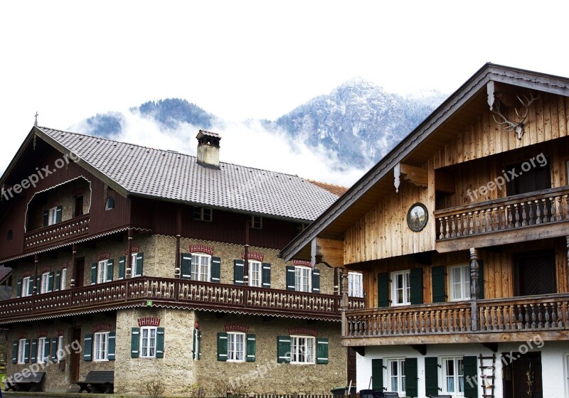 Germany Bavaria Neighborhood Houses Travel