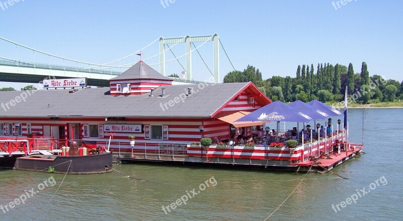 Rhine Cologne Koeln River Boat