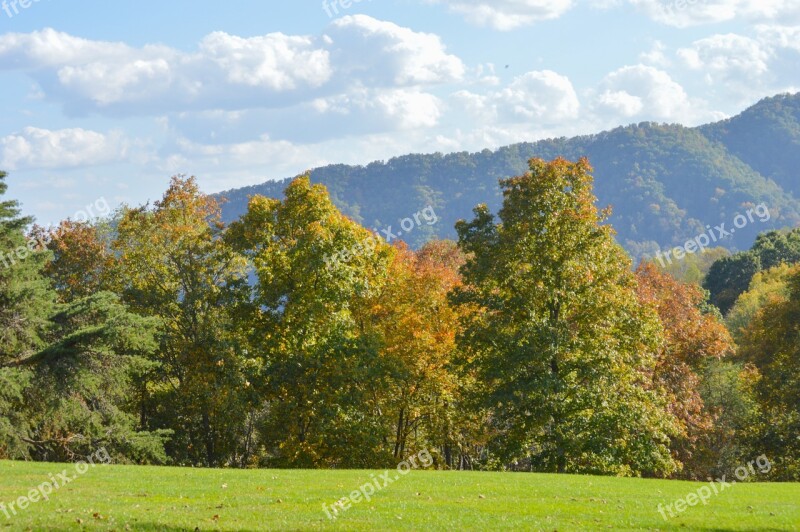 Lake Fall Autumn Fall Foliage Landscape