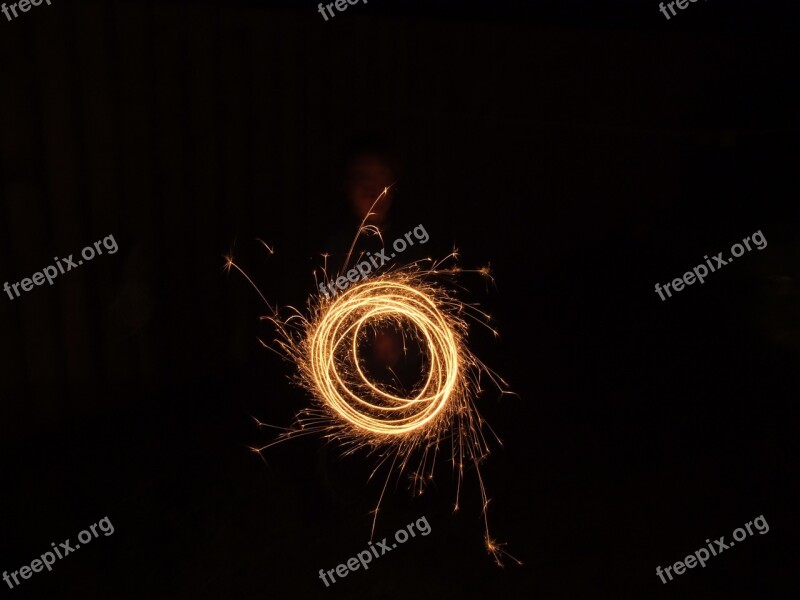 Sparkler Halloween Fireworks Bright Texture