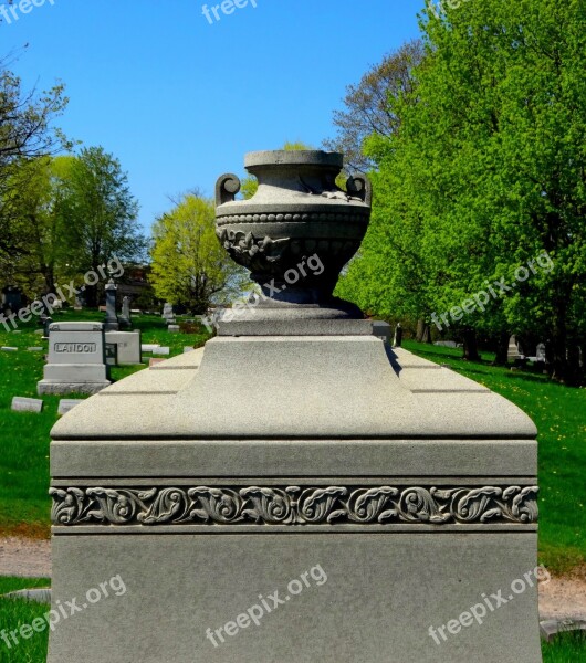 Cemetery Gravestone Monument Graveyard Grave