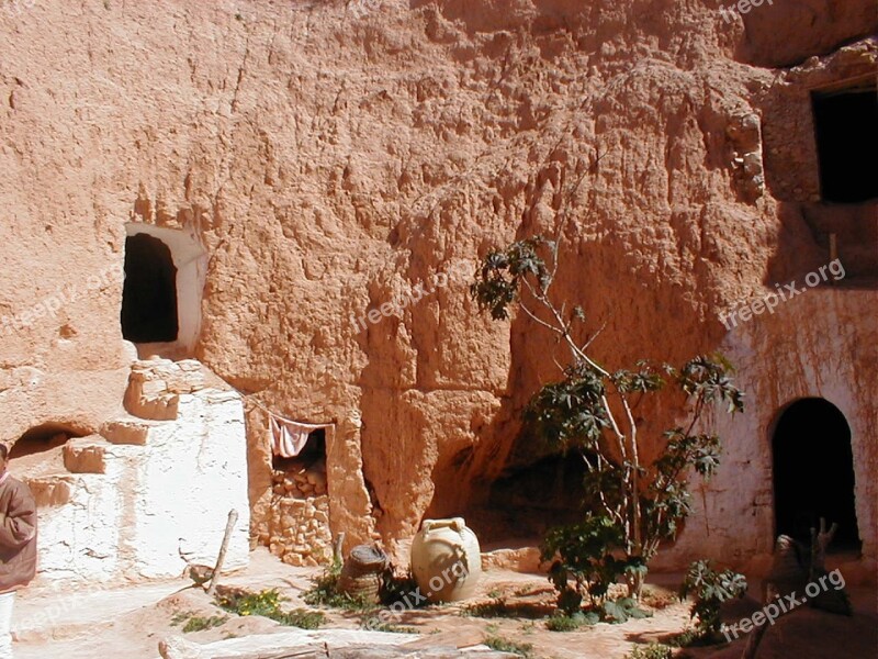 Matmata Troglodyte City Southern Tunisia Free Photos