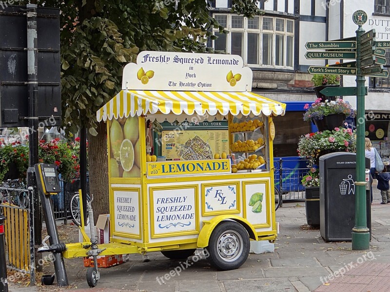 Lemonade Lemons Lemonade Stand Lemonade Cart Free Photos