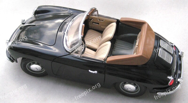 Model Auto Porsche 356 Oldtimer Vehicle