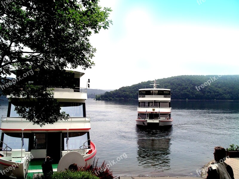 Ships Lake Starnberg Return Journey Water