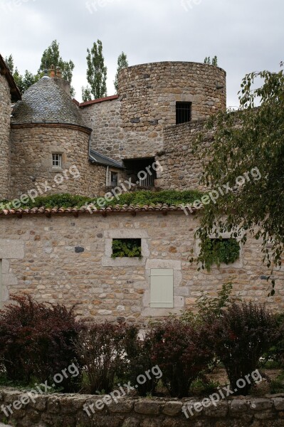 Rustic Building Stones Village France Green