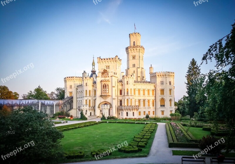 Hluboka Czech Republic Castle South Bohemia Fairy Tales