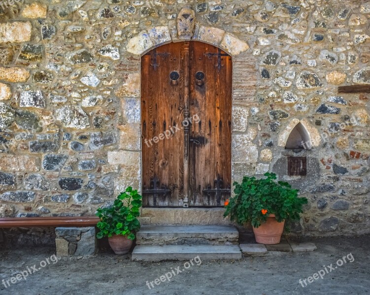 Door Wooden Architecture Wall Old