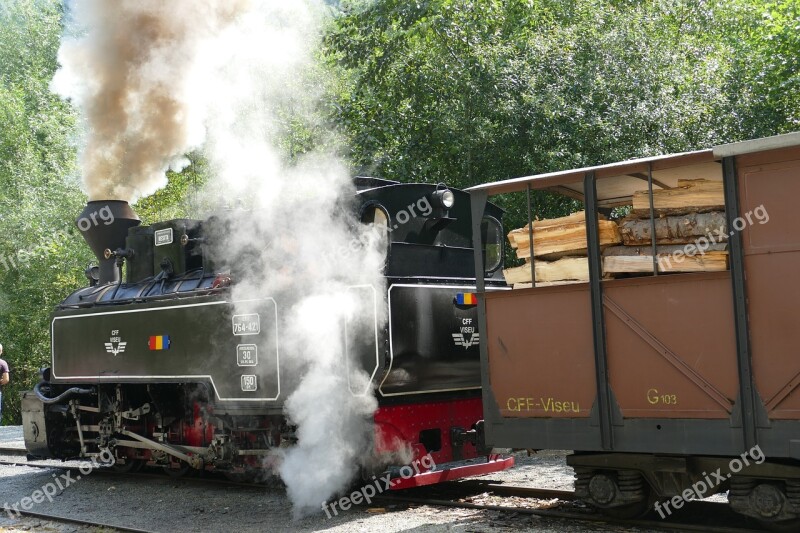 Water Railway Romania Transylvania Carpathian Mountains Railway