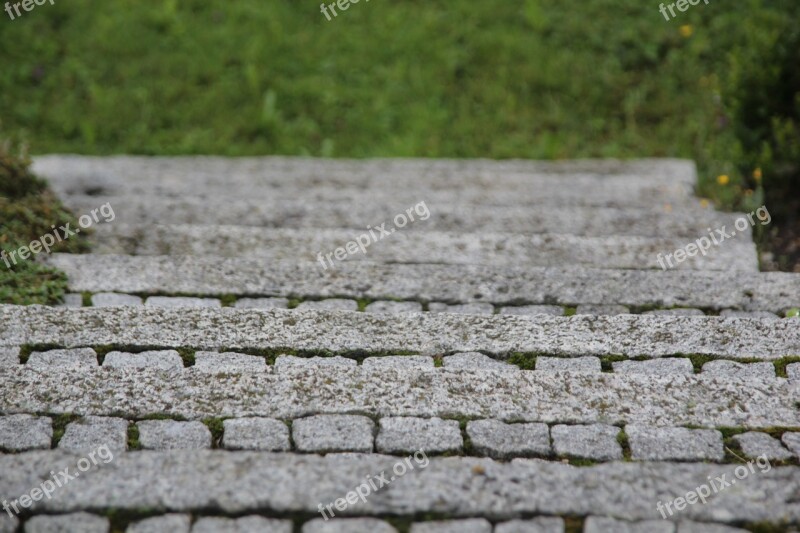 Stairs Garden Stairs Stone Stairway Stones Gradually