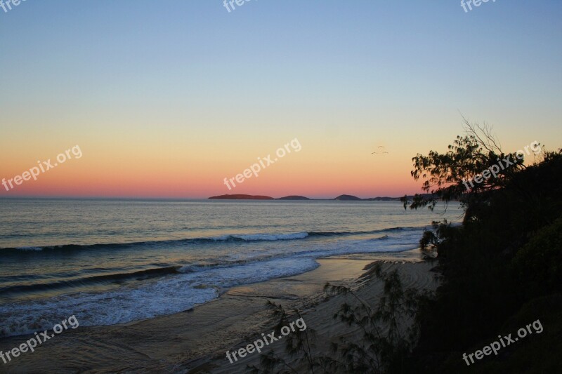 Australia Rainbow Beach Water Beach Nature