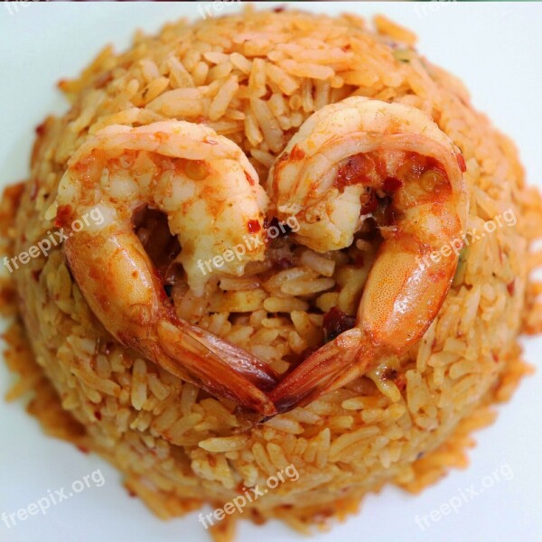 Fried Rice Tom Yum Kum Restaurant Shrimp Sea