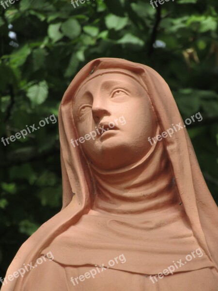 Sainte Virgin Religion Faith Statue