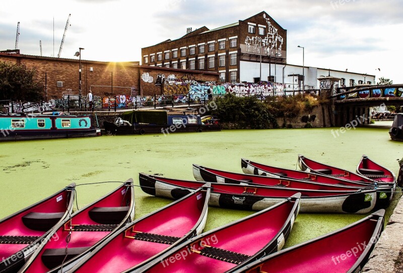 Boat River Building Street Photography Colours