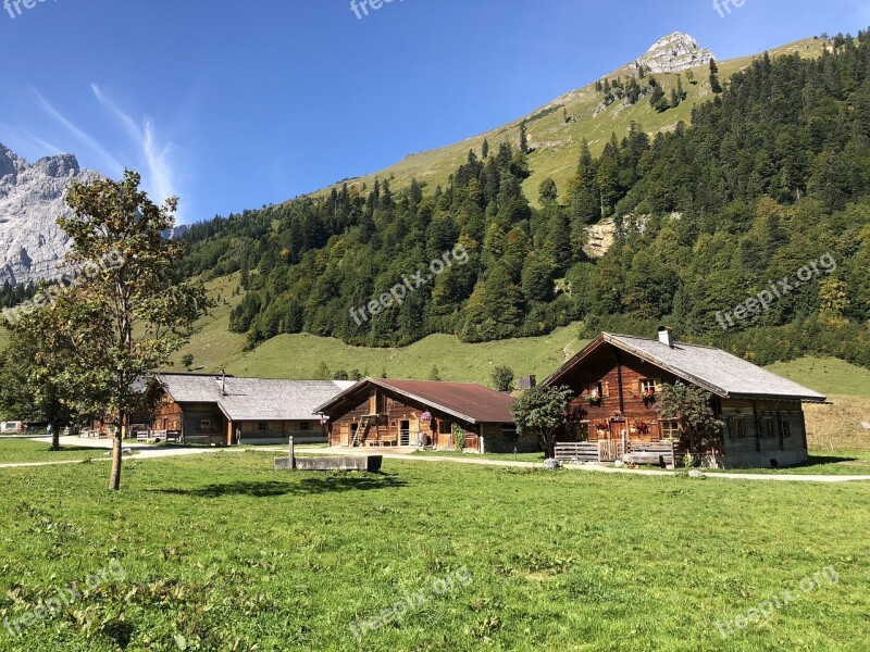 Ahornboden Nature Engalm Mountain Karwendel