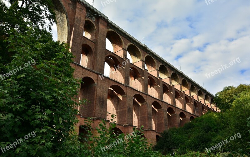 Viaduct Göltzschtalbrücke Vogtland Brick Free Photos